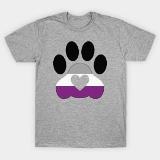 Pride Paw: Asexual Pride T-Shirt